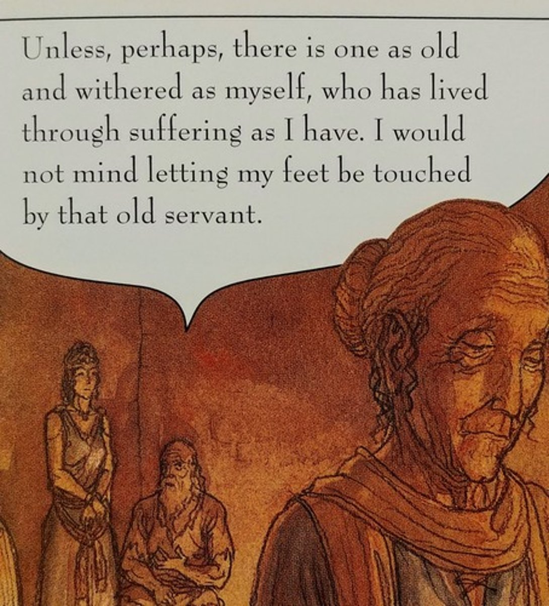 <p>Old maid. Nursed Odysseus and Telemachus. Keeps Odysseus's identity secret after recognizing scar.</p>