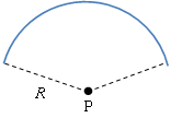 <p><span>The image shows a portion of a ring of charge of radius </span><em>R</em><span>. You wish to find the electric field at point </span><em>P</em><span> in the picture. Which of the following expressions represents possible variables over which you can integrate to find </span><em>E</em><span>?</span></p>