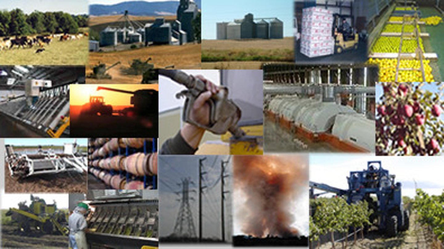 <p>Businesses that provide a vast array of goods and services to support the agricultural industry.</p>