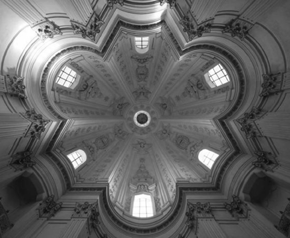 <p>Řím, S. Ivo della Sapienza</p><p>Francesco Borromini</p><p>1642-60</p>