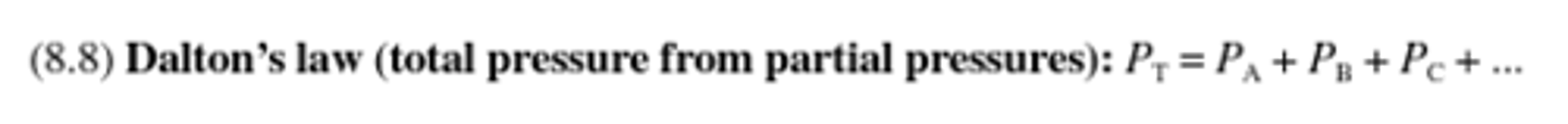 <p>(total pressure from partial pressure)</p>