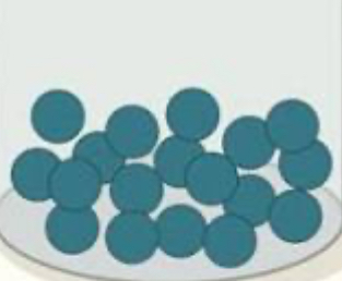 <p>solid, liquid, or gas?</p>
