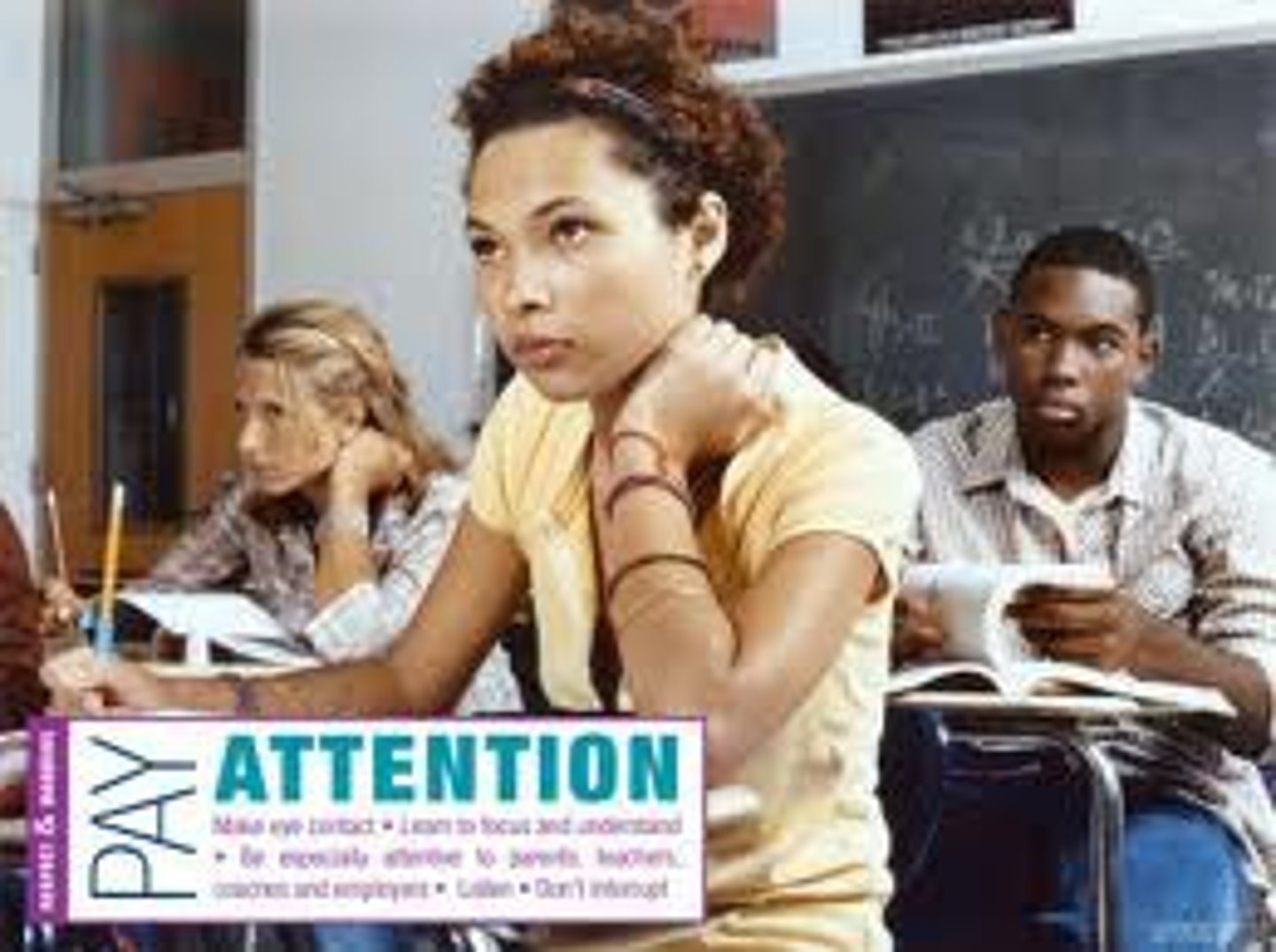 <p>to pay attention</p>