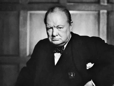 <p>The Prime Minister of the United Kingdom during most of World War II, known for his pro-war leadership and oratory skills that promoted the refusal to give in, even when things were going badly.</p>