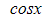 <p>cosx</p>