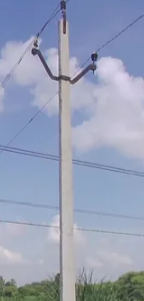 <p>Trident street pole (concrete)</p>