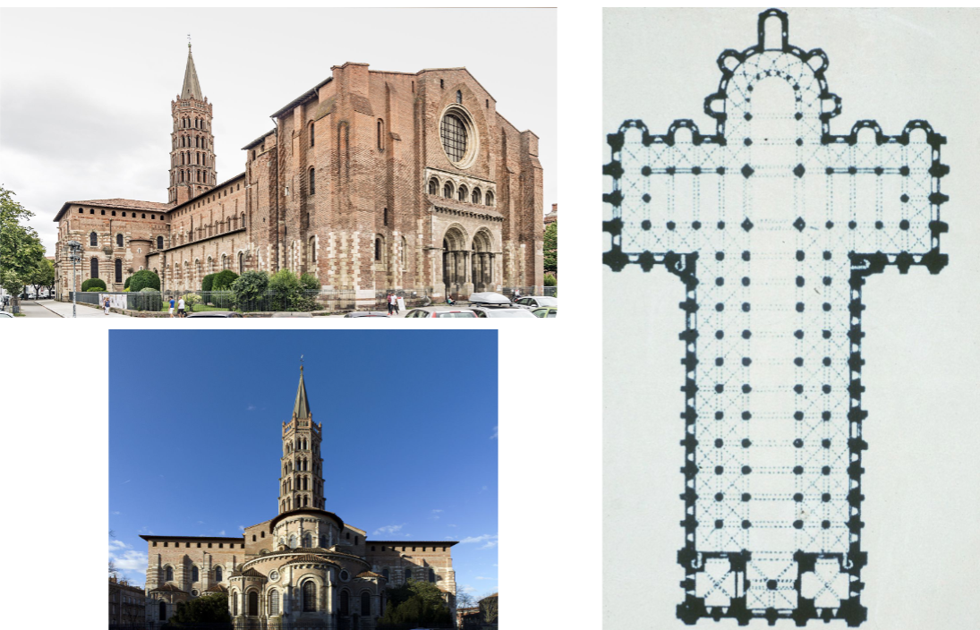 <p><span><span>Saint-Sernin, Toulouse, ca. 1070-1120 (6- 17-19)</span></span></p>