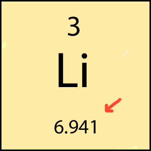 Refers to the total number of protons and neutrons in the nucleus of an atom.