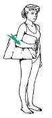 <p>This isometric shoulder exercise is called what?</p>
