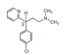 <p><strong>Dexclorpheniramine</strong>: </p><ul><li><p>more active and selective S- enantiomer of ____________ (racemic) </p></li></ul><p></p><ul><li><p>S enantiomer has greater affinity for H1 receptor compared to ______ and ________</p></li></ul><p></p><ul><li><p>what are adverse effects?</p></li><li><p>how is it metabolized? </p></li></ul><p></p>