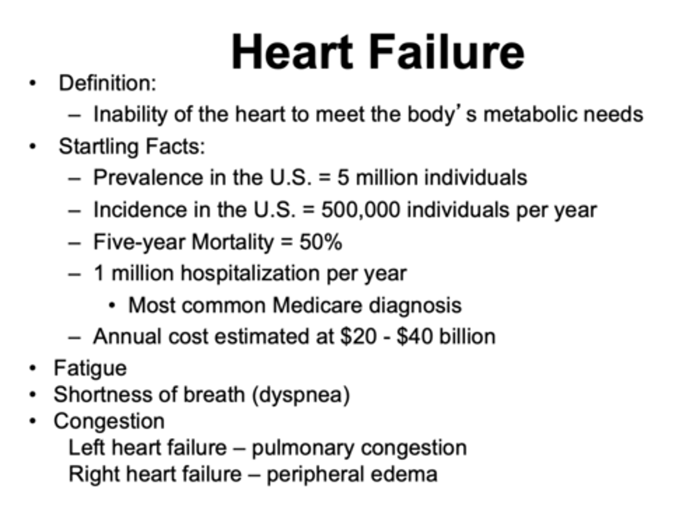 <p>Pulmonary congestion</p>