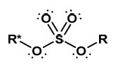 May be attached to carbohydrates, proteins and lipids.
SO4-