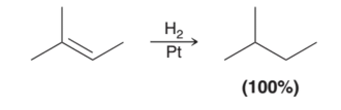 <p>In the reaction in this image, there are no chirality centers in the product, so the stereospecificity of the process is irrelevant.</p>