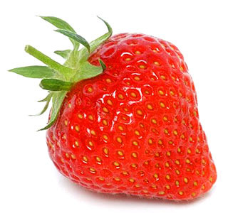 <p>eine Erdbeere</p>