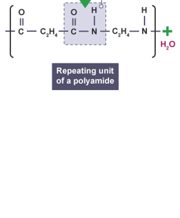 <p>what is the type of link in this polymer</p>