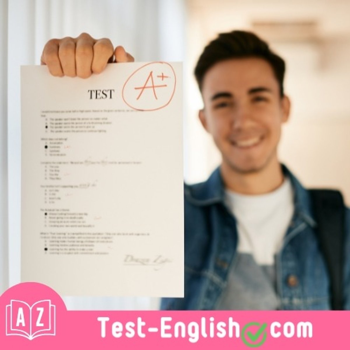 <p>He got a very good _____ in Geography.</p>