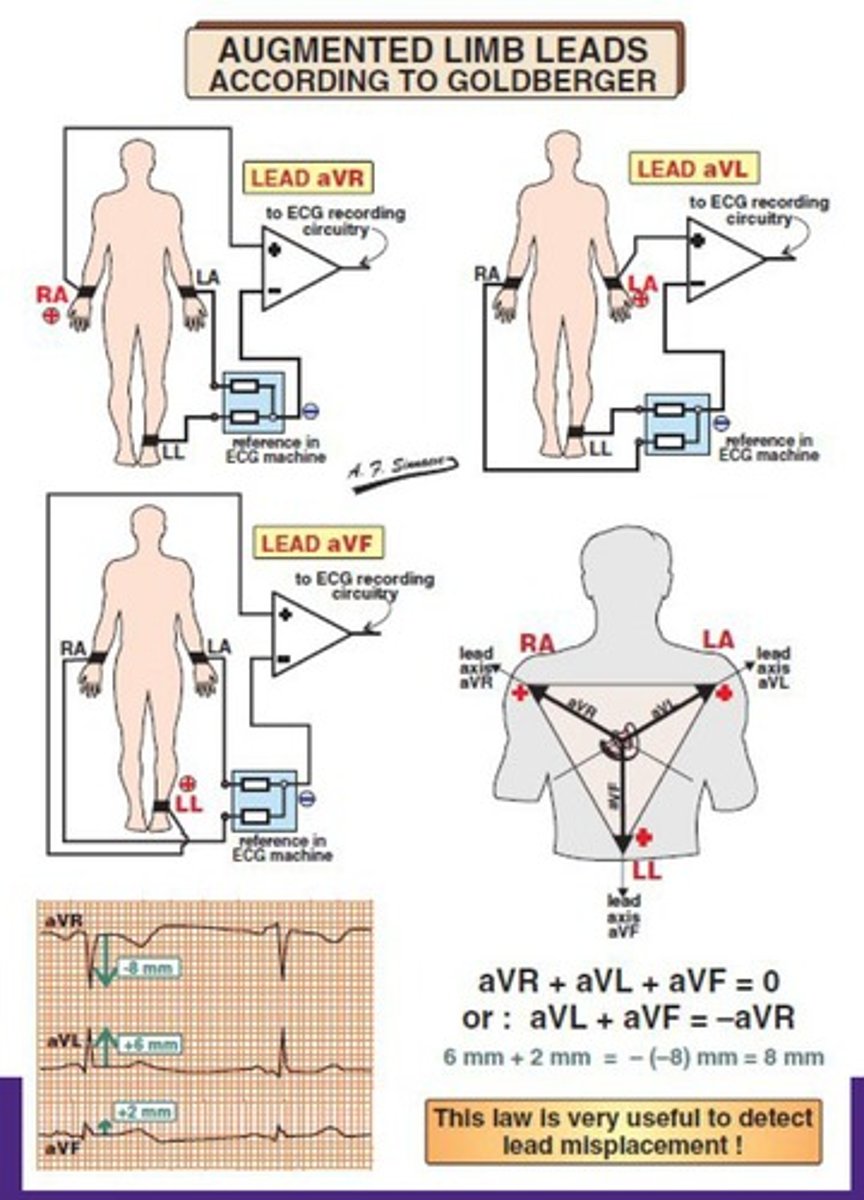 <p>Augmented leads are combined leads that enhance the electrical signal detection.</p>