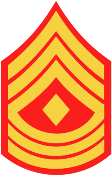 <p>3 stripes over one diamond over three rockers</p>