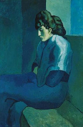 **Femme assise (Melancholy Woman)** by Carlos Casagemas