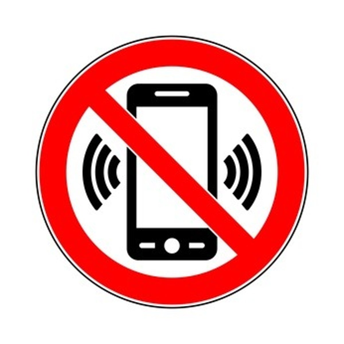 <p>Cell phones off!</p>