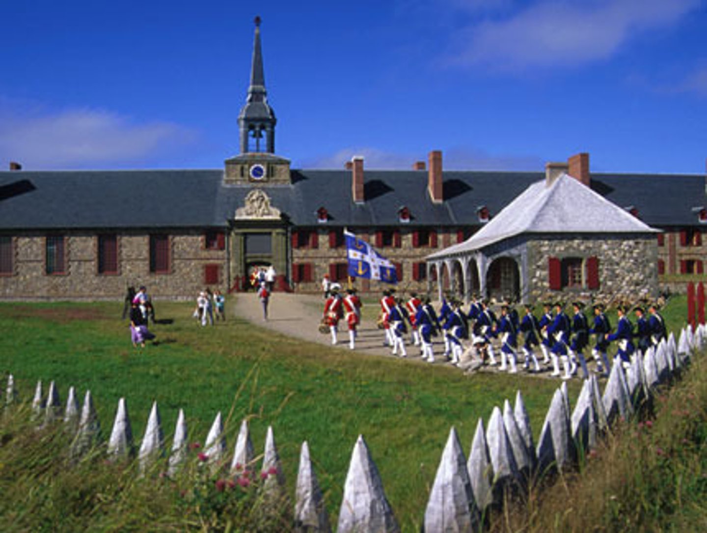 <p>French seaport town in on Cape Breton island, taken by the British during the French and Indian War.</p>