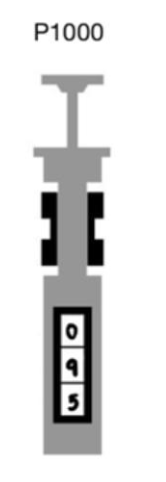 <p>what volume is this pipette transfering</p>