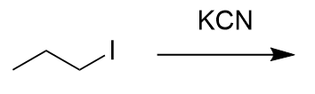 <p>addition of potassium cynaide to alkyl halide</p>