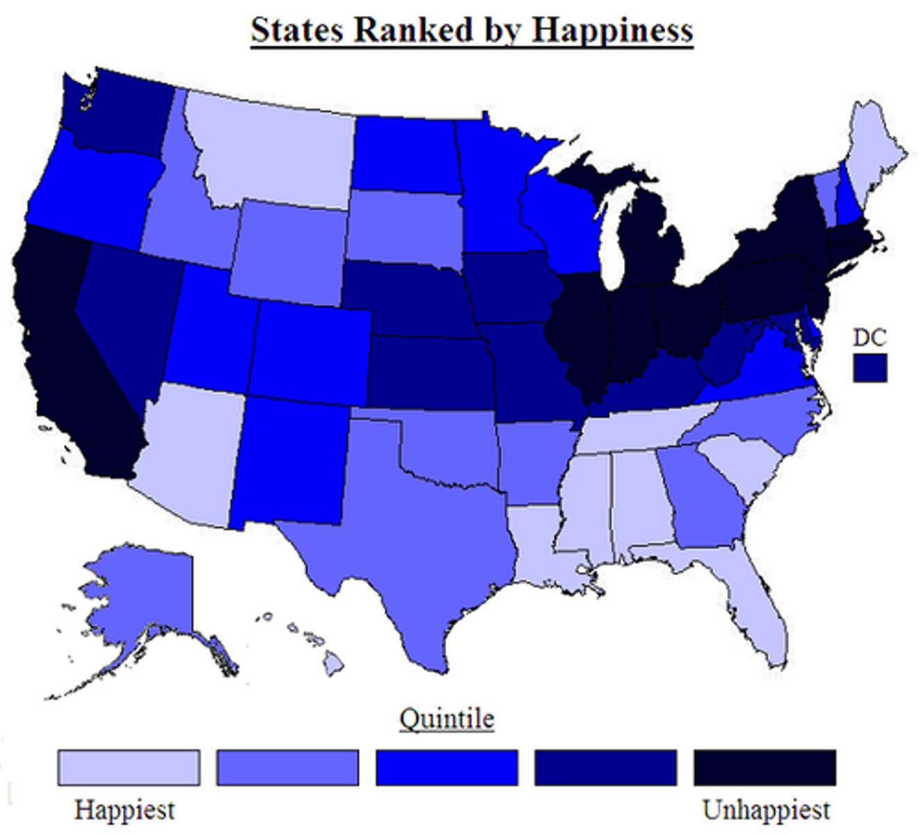 <p>map that uses different shading or coloring to represent different levels of a variable (ex: average income by state)</p>