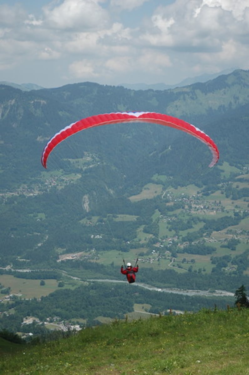 <p>to go paragliding</p>