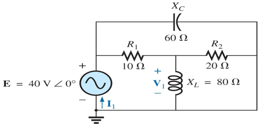 <p>In Question 1, what is the total impedance connected to the voltage source?</p><p style="text-align: start">a) 26.69-j8.8 Ohms</p><p style="text-align: start">b) 18.14 Ohms</p><p style="text-align: start">c) 35.6+j12.4 Ohms</p><p style="text-align: start">d) none of the above</p>