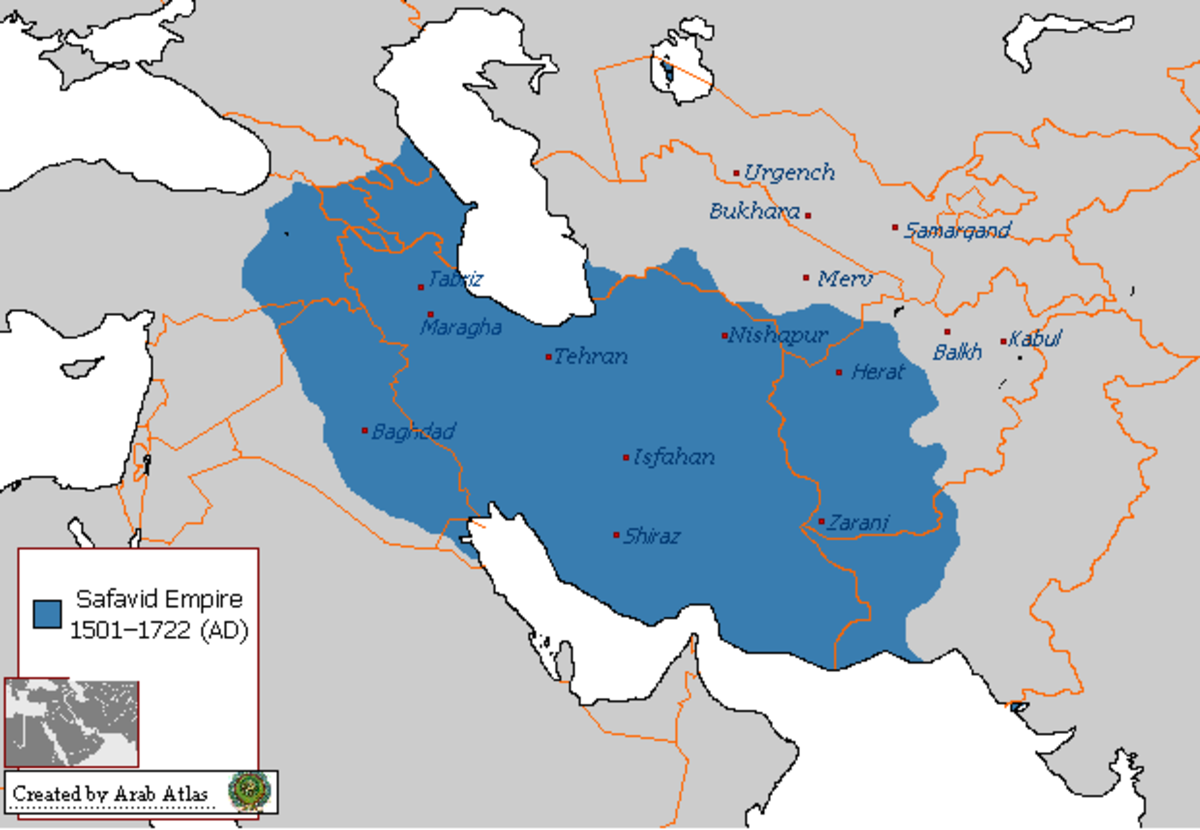<p>Persian empire in modern Iran; officially Shia Islam.</p><p>Sig: Major example of religion shaping empire identity; constant rivalry with Ottomans (Sunni vs Shia).</p>
