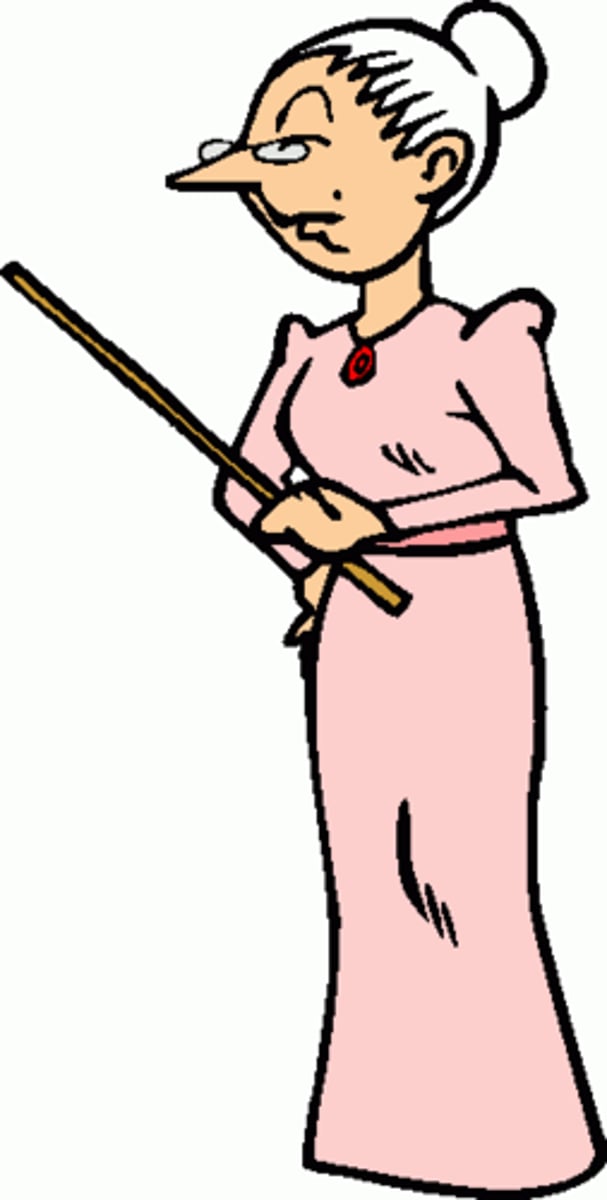 <p>persona que trata de controlar a los demás con muchas reglas.</p>