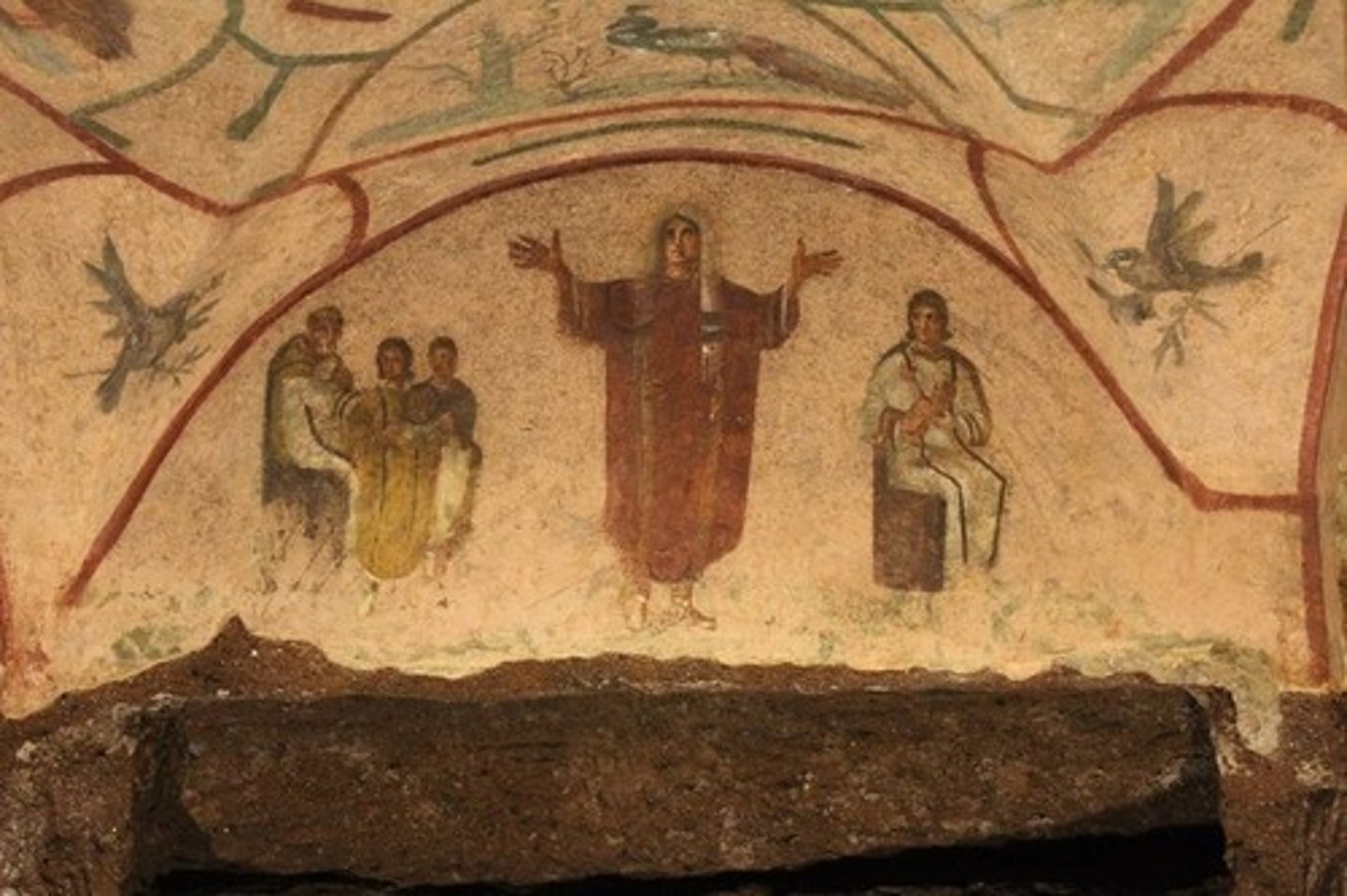 <p>part of Iroquois creation myth, creator of earth (one of sky people, she is shoved down the gaping hole that appears, lands on backs of sea creatures who get mud from bottom of sea and build North America on turtles back.</p>