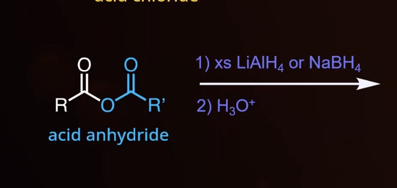 <p>hydride reduction</p>