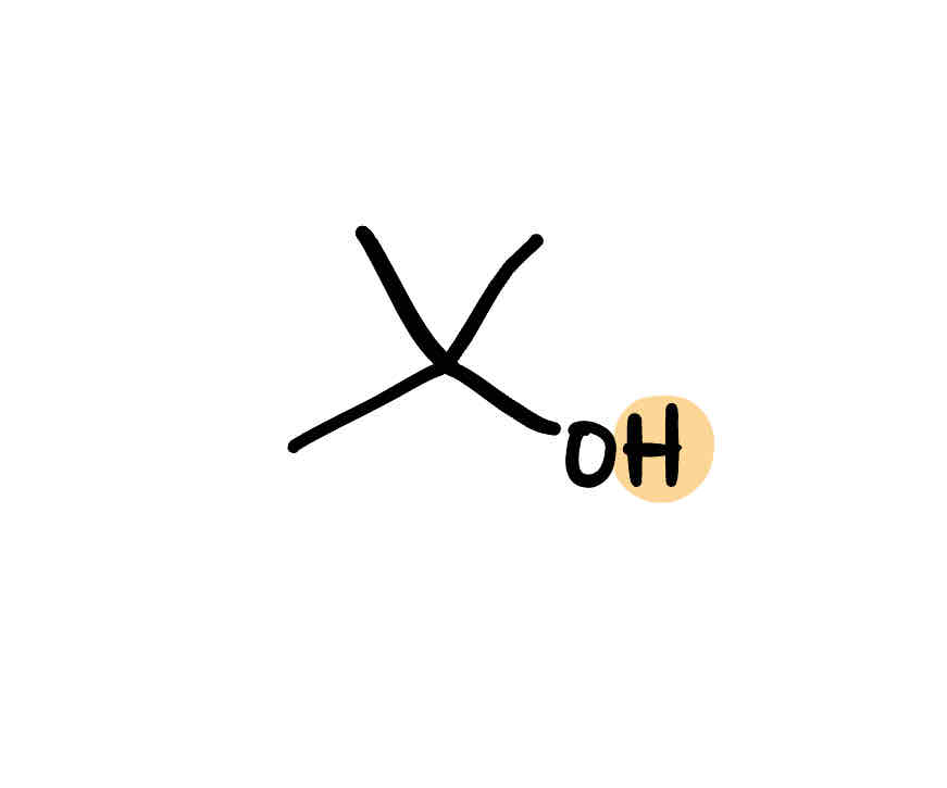 <p>tert-butyl alcohol </p>