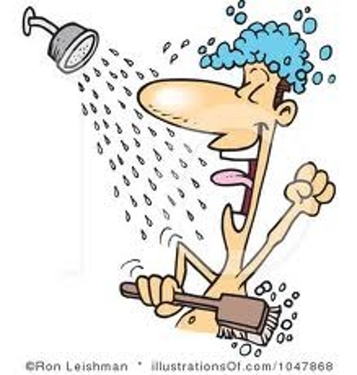 <p>to take a shower</p>