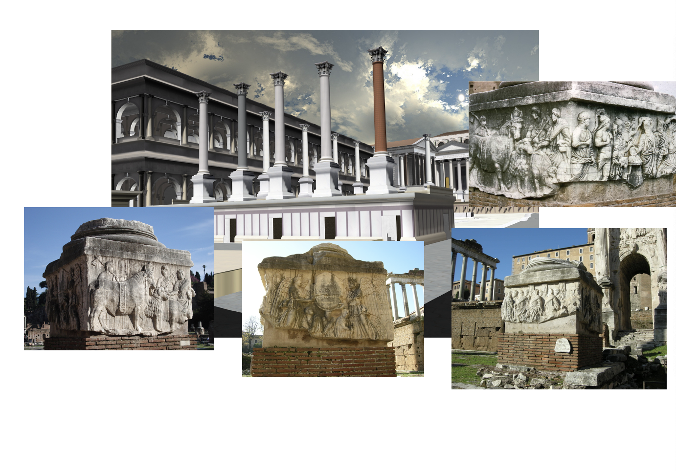 <p>Decennalia/5 column monument </p>