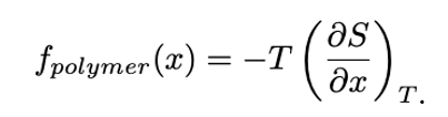 <ul><li><p><em><span>thermal kinetic energy depends only on the temperature → doesn’t change</span></em></p></li><li><p><em><span> internal energy U → doesn't change on extension</span></em></p></li></ul>