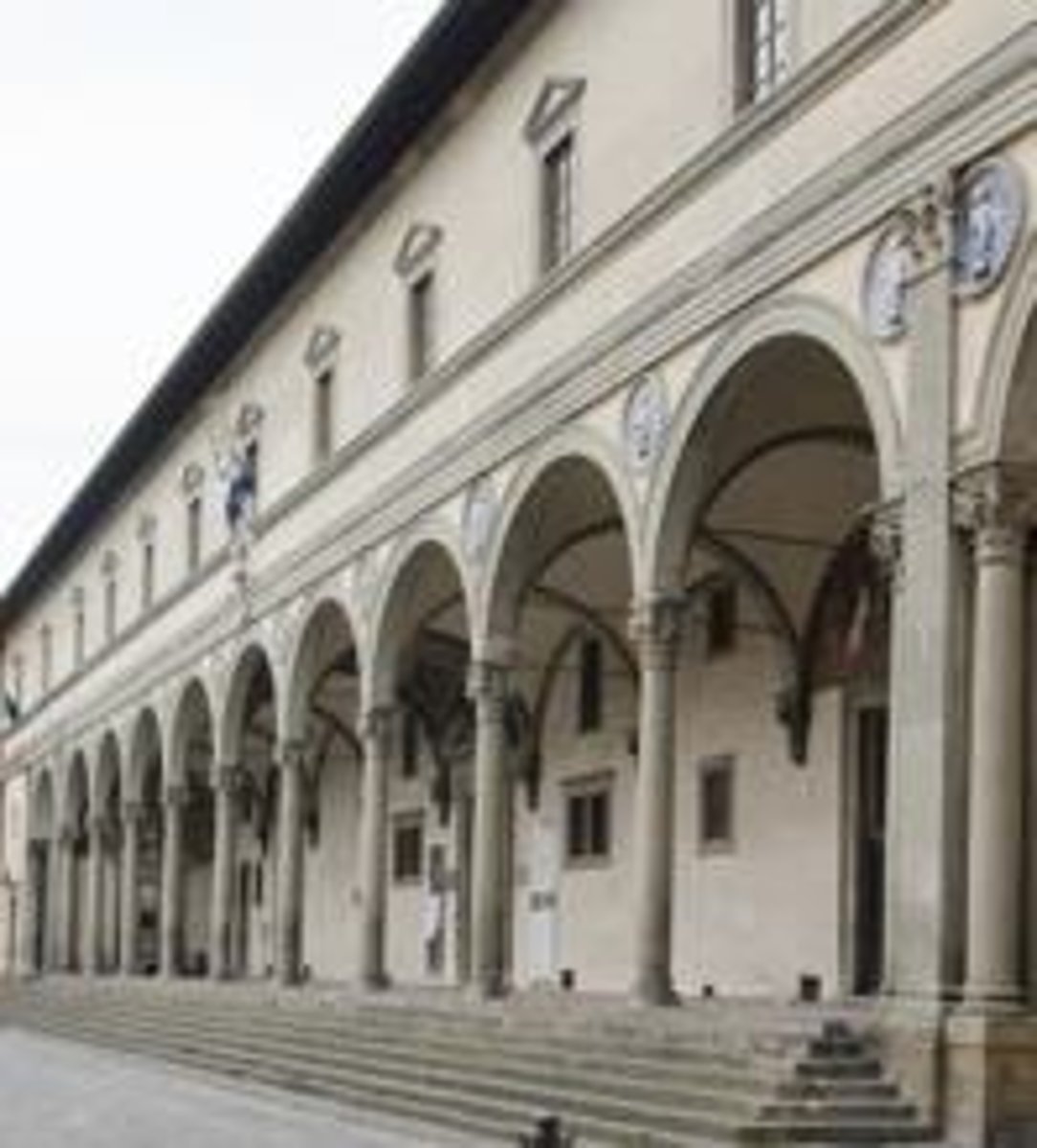 <p>A building designed by Filippo Brunelleschi that demonstrates classical principles of proportion and geometry.</p>