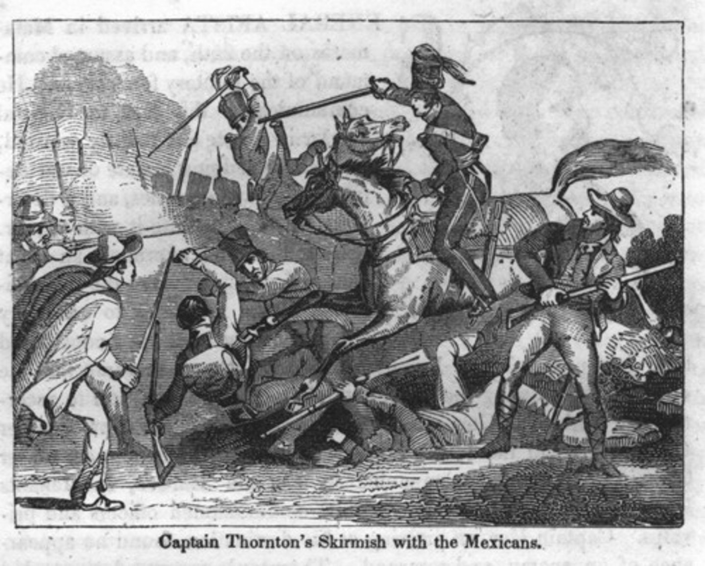 <p>1846 Mexican military attack against US forces in Texas that began the Mexican-American War</p>