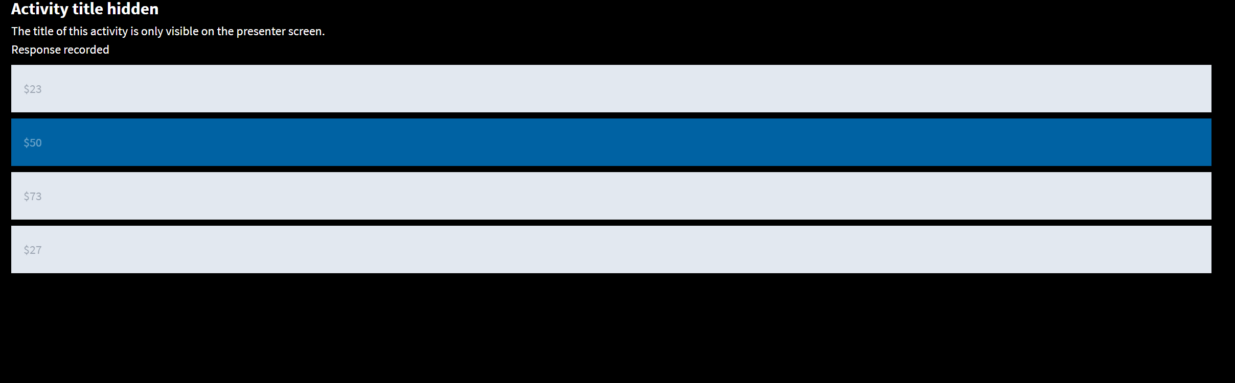 <p>A chinese resteraunt buys 1 pound of rice for $1; soy, fish, and oyster sauces for $1 each; and assorted vegetables for $20. It also creates 10 meals with these ingredients and sells each meal for $5. How much does this process contribute to GDP?</p>