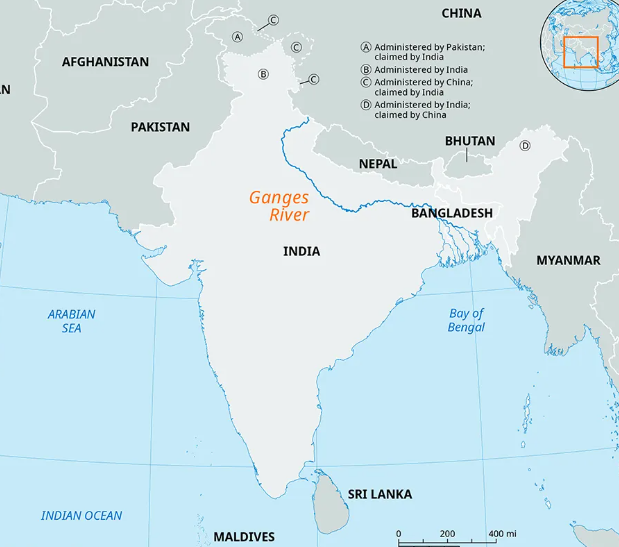 <p>Northern India to Bangladesh</p><p>Sacred to Hindus, supported Indus Valley and later Indian civilizations</p>