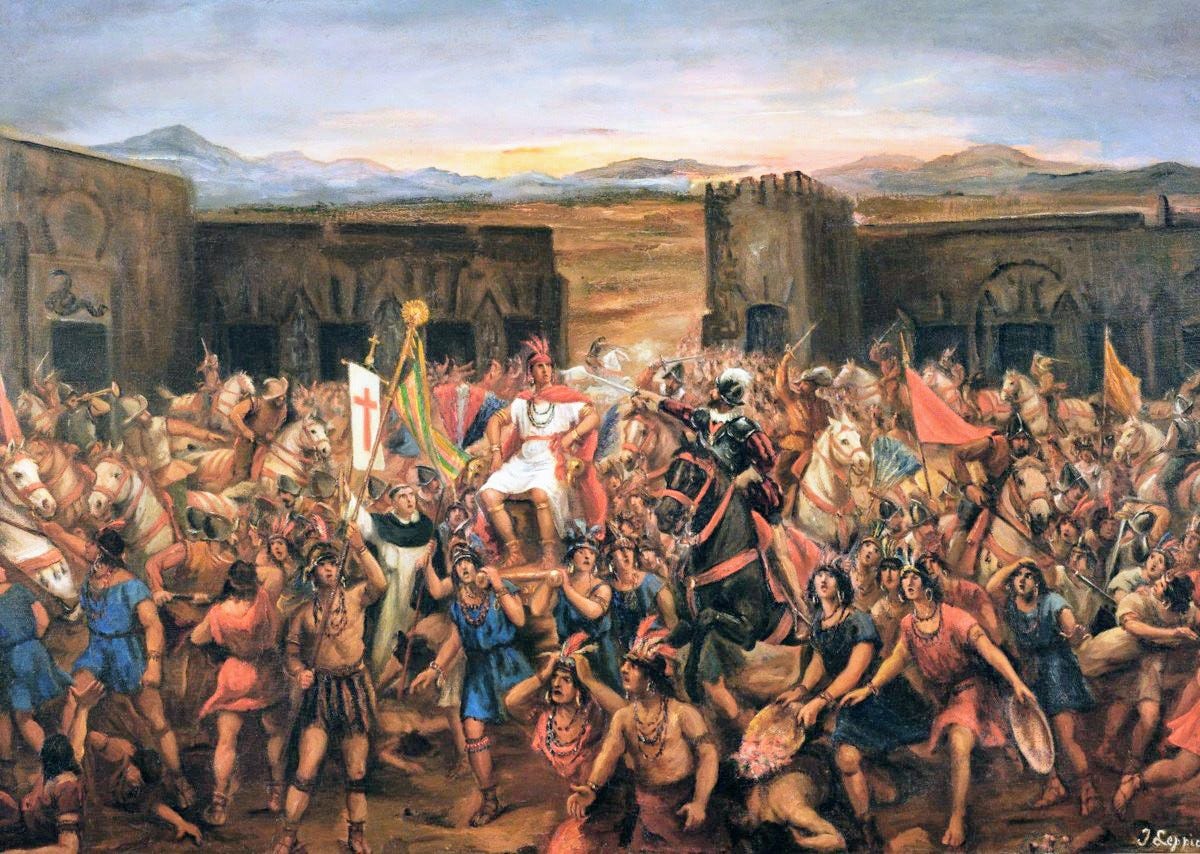 <p>Was a Spanish conquistador who led the conquest of the Inca empire in the 16th century. His conquest led to Spanish rule in Peru and the fall of the Inca people. </p>