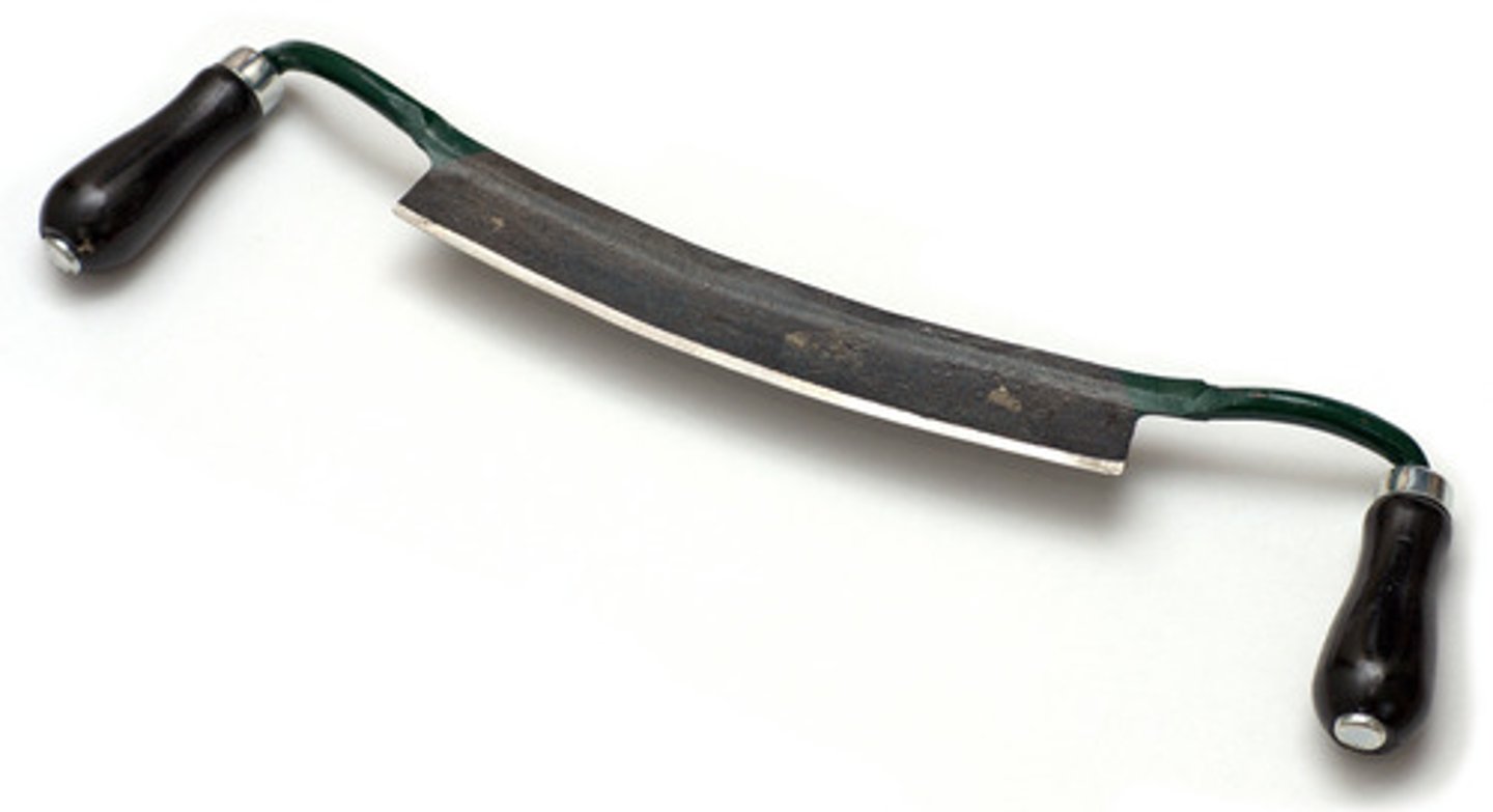 <p>draw knife</p>