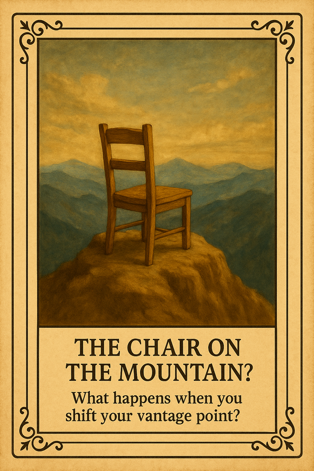 <p>What happens when you shift your vantage point?</p>