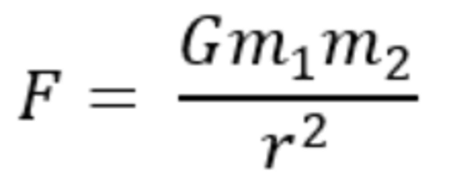 <p>G is 6.67 × 10^-11</p>