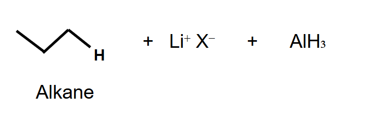 <p>Reduction of Alkyl halide</p><ul><li><p>SN2</p></li></ul><p></p>