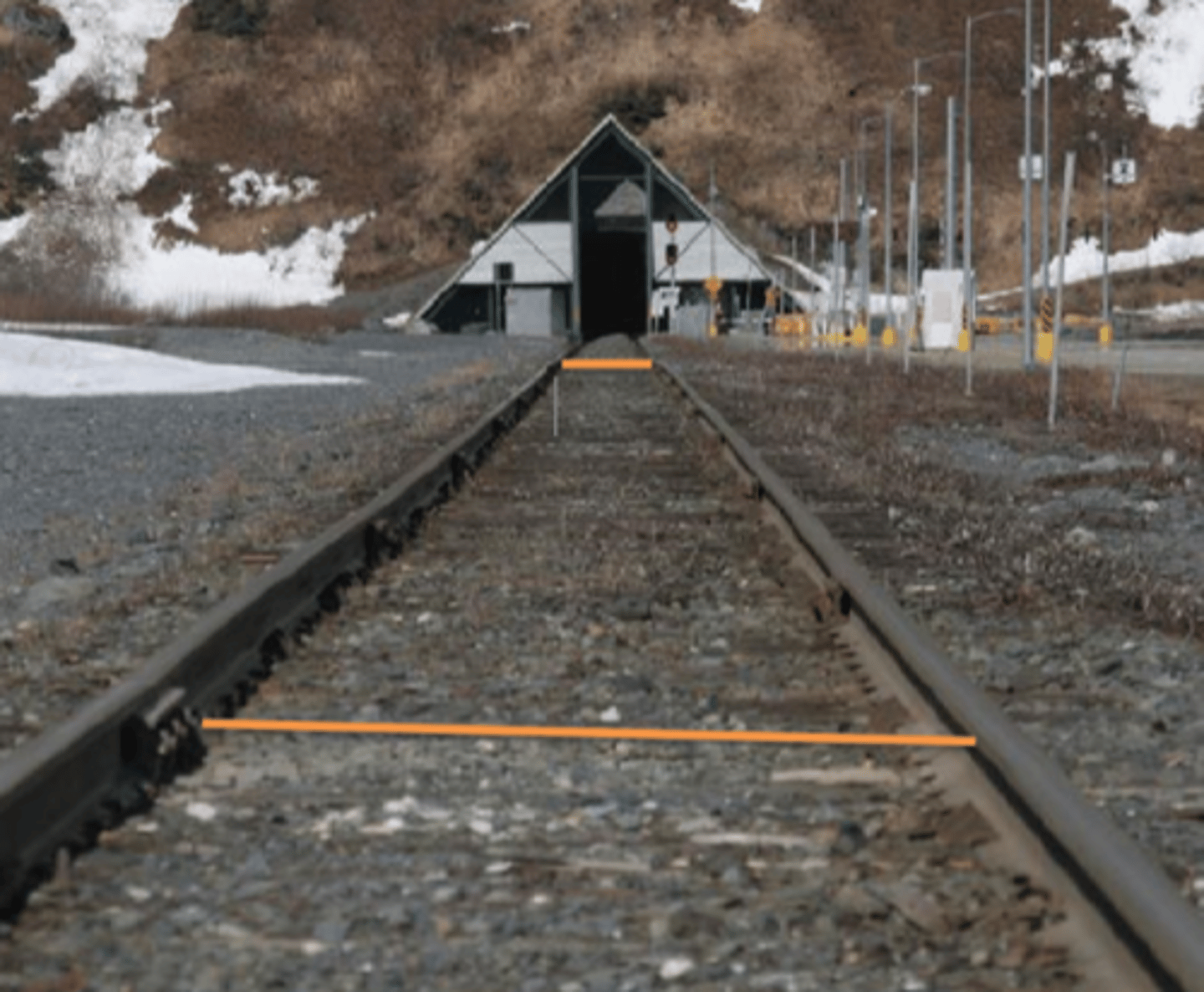 <p>Parallel lines appear to meet in the distance. The sharper the angle of convergence, the greater the perceived distance.</p>