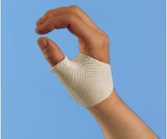 <p>-used to support the CMC joint instability<br>-used for de Quervains, CMC joint weakness/instability, thumb sprains<br>-used for the ulnar collateral ligament the thumb (Skiier’s thumb)<br>-length depends on what is injured, longer if the muscles extend to the forearm</p>