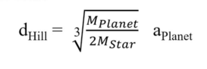 <p>if a moon is orbiting a planet, and that planet is orbiting a star, there is a maximum distance the moon can be from the planet before the moon is ripped away from the planet and starts orbiting the star instead</p>